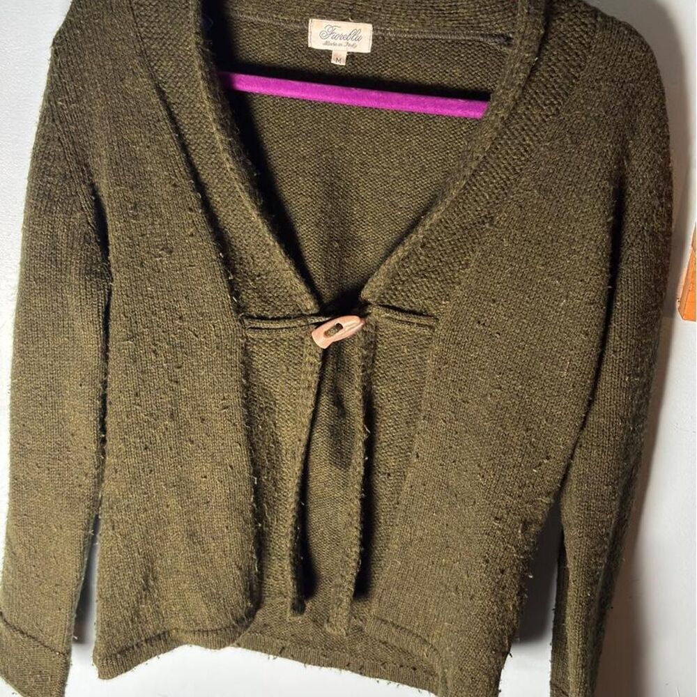 Fiorelli Women's Green and Khaki Cardigan